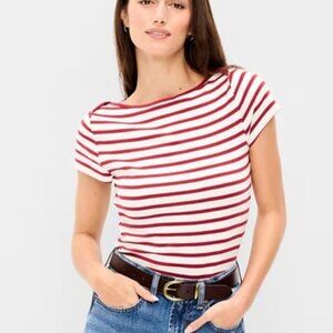 Old Navy Snug Boat-Neck T-Shirt Size Medium